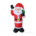 Inflatable Santa Christmas decoration Santa popping up chimney movement Manufactory